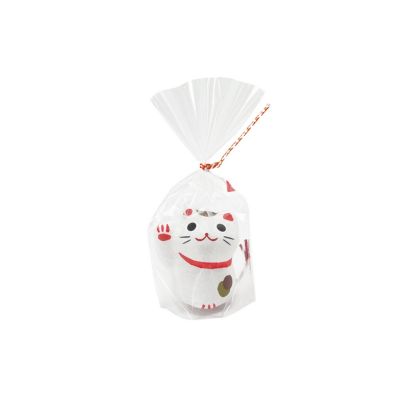 SEI-OMEDETA FORTUNE MANEKI NEKO - WHITE (BECKONING CAT) (PPC) - NETT