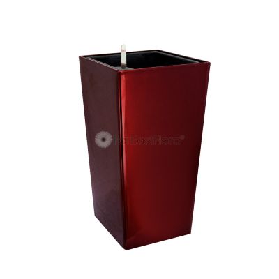 GQ4 WINE RED PLASTIC POT 28.5*54CM