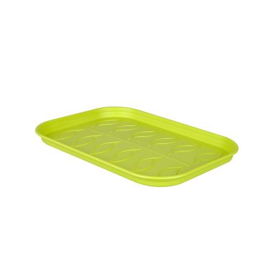 6880203639700 green basics grow tray saucer m lime green