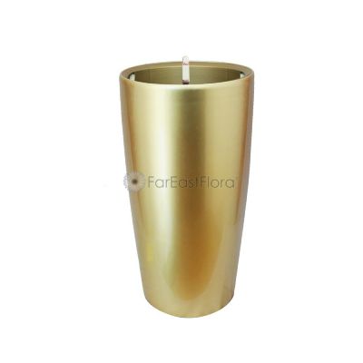 HG-3301 DEEP GOLD 32.5*56CM PLASTIC POT