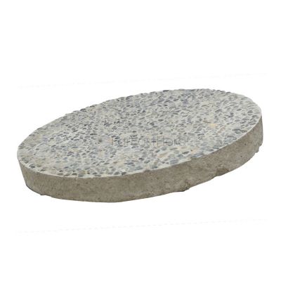 CEMENT SLAB ROUND SMALL PEBBLES (11")