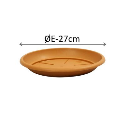 STS00027-100 SIENA SAUCERS 27cm Terracotta