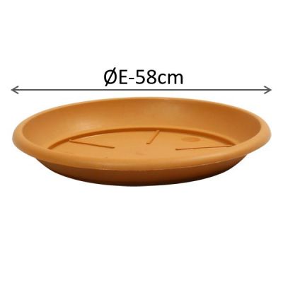 STS00058-100 SIENA SAUCERS 58cm Terracotta
