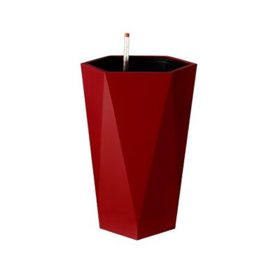 SJ05 WINE RED 30.2*50.5CM PLASTIC POT