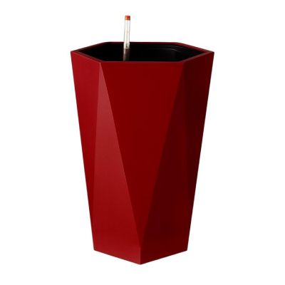 SJ06 WINE RED 32*61CM PLASTIC POT