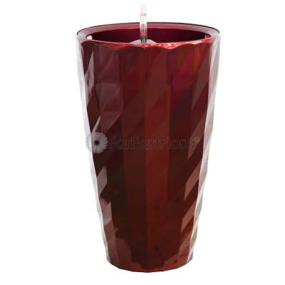 ZS-3502 PLASTIC POT WINE RED 39.5*75CM